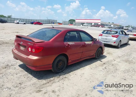 2005 Toyota Corolla S z USA, uszkodzony, nr VIN 1NXBR32E75Z401503